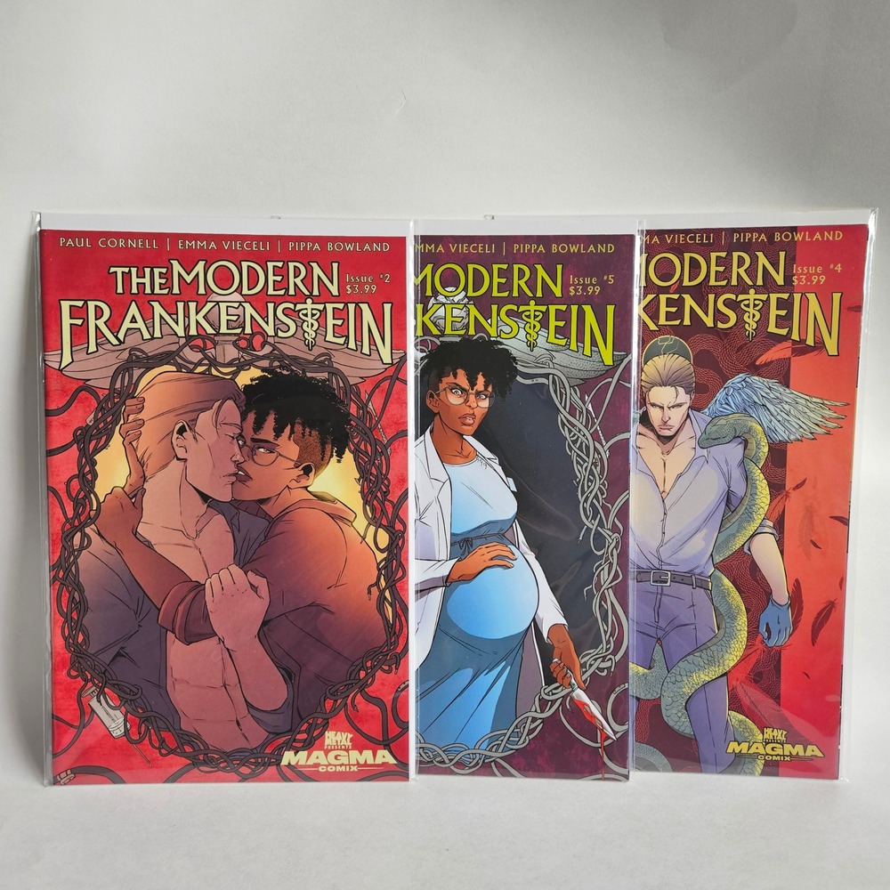 The Modern Frankenstein Magma Comix Heavy Metal Issue 2 4 5 Paul Cornell Lot